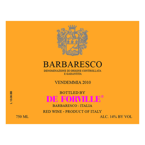 De Forville Barbaresco 2020 750ml