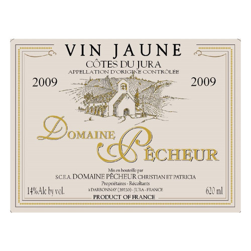 Domaine Pecheur Côtes du Jura Vin Jaune 2016 620ml