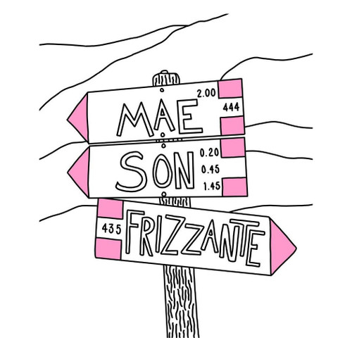 Label/Bottle shot for Mae Son Frizzante Rose 2022 750ml