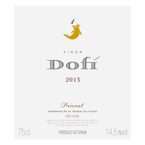 Alvaro Palacios Finca Dofi 2021 375ml