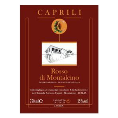 Caprili Rosso di Montalcino 2022 750ml