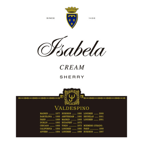 Isabela Cream Sherry NV 750ml