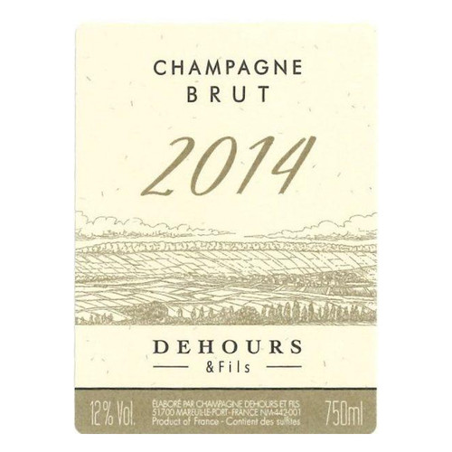 Champagne Dehours et Fils Millesime Extra Brut 2015 750ml