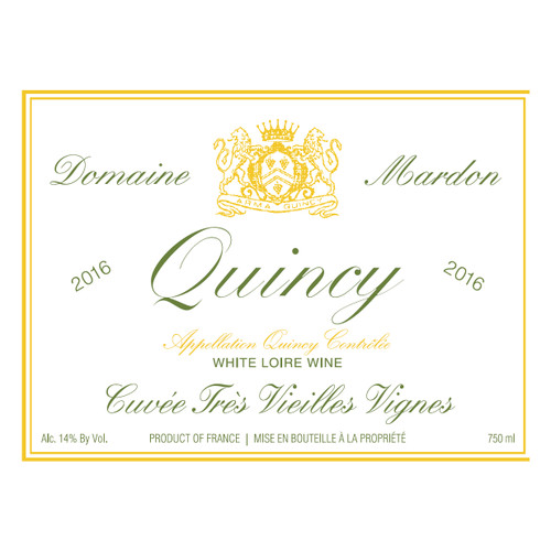 Domaine Mardon Quincy Tres Vieilles Vignes 2022 750ml