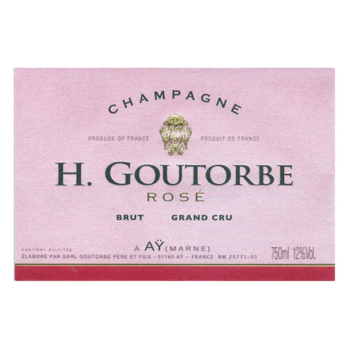 Henri Goutorbe Champagne Brut Rose Grand Cru NV 750ml