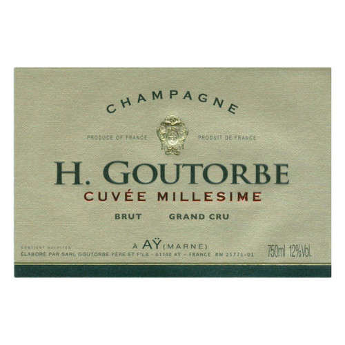 Henri Goutorbe Champagne Brut Grand Cru Cuvee Millesime 2013 750ml