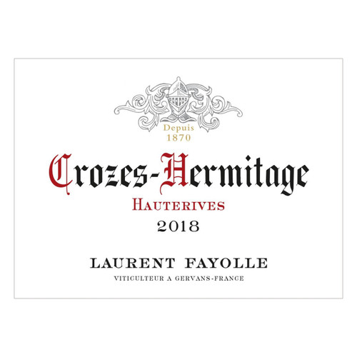 Laurent Fayolle Hauterives Crozes-Hermitage Rouge 2022 750ml