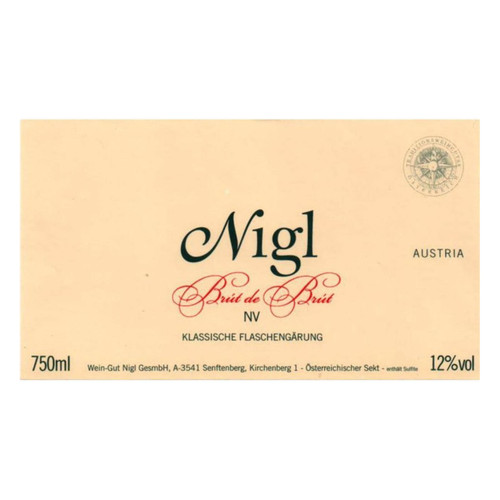 Nigl Brut de Brut Sekt NV 750ml