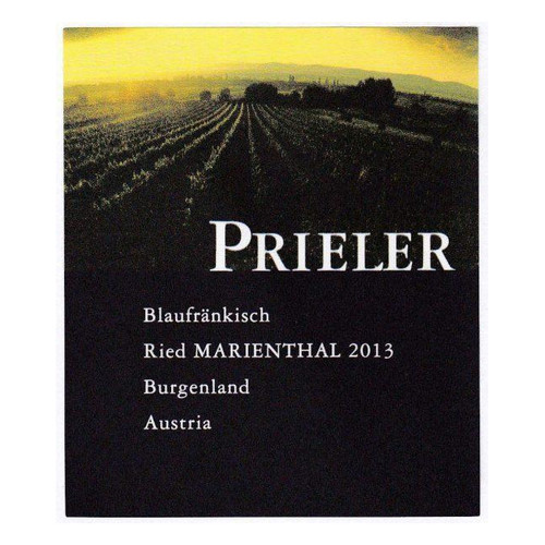 Prieler Blaufrankisch Marienthal 2013 750ml