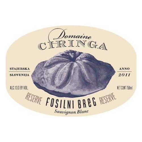 Domaine Ciringa Sauvignon Blanc Fosilni Breg 2021 375ml