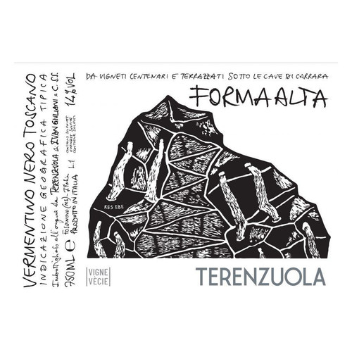 Terenzuola Toscana Vermentino Nero Forma Alta 2018 750ml