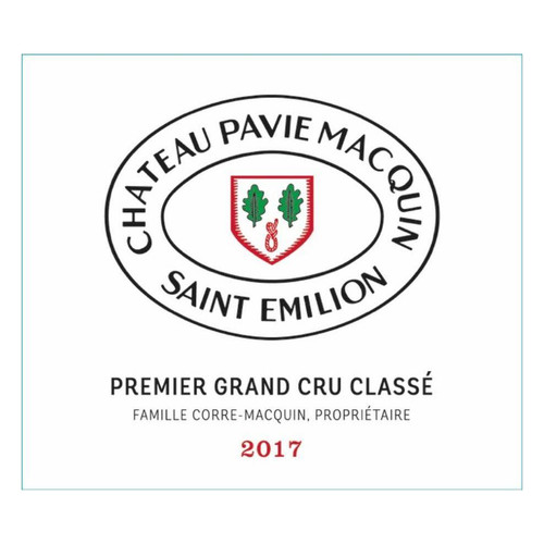 Chateau Pavie-Macquin Saint-Emilion 1er Grand Cru Classe 2017 1.5L