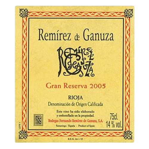 Remirez de Ganuza Gran Reserva Rioja DOCa 2010 1.5L