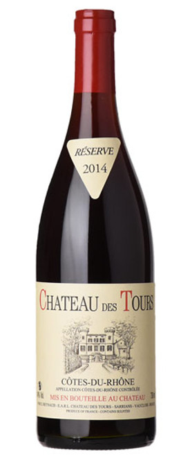 Château des Tours Côtes-du-Rhône Rouge Grande Résérve 2014