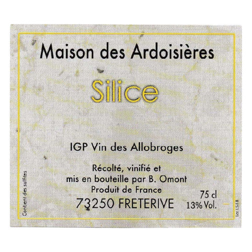 Domaine des Ardoisieres Vin des Allobroges Silice Blanc 2022 750ml