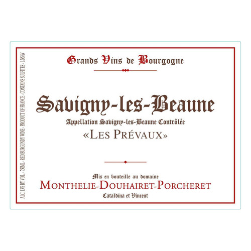 Monthelie-Douhairet Porcheret Savigny-les-Beaune Les Prevaux 2021 750ml