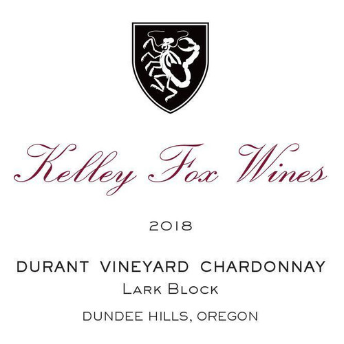 Kelley Fox Wines Chardonnay Lark Block Durant Vineyard Dundee Hills 2022 750ml