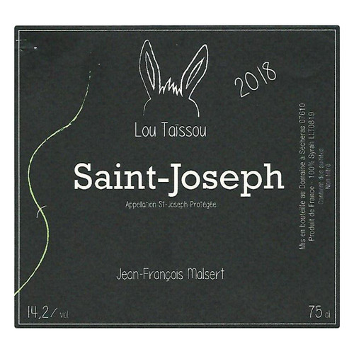 Jean-Francois Malsert Saint-Joseph Lou Taissou 2022 750ml