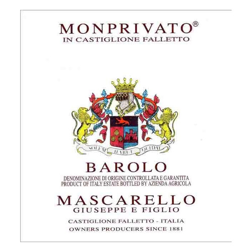 Giuseppe Mascarello Barolo Monprivato 2019 750ml