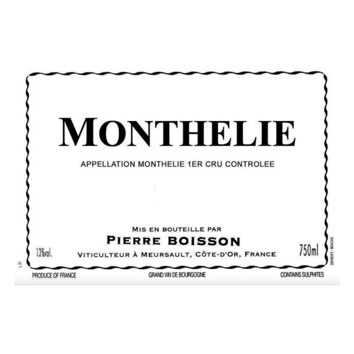 Pierre Boisson Monthelie 2021 750ml