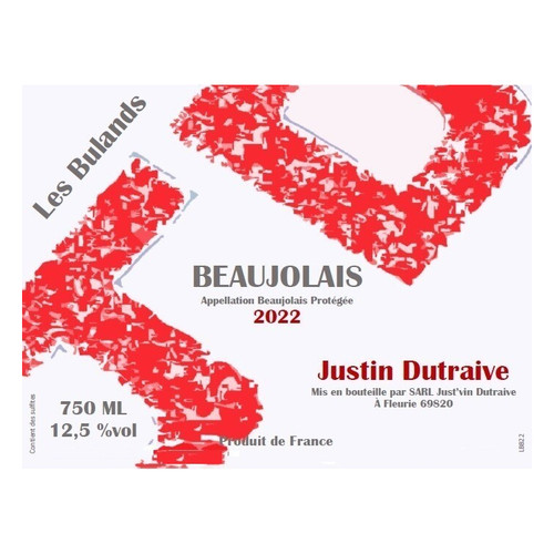 Justin Dutraive Beaujolais Les Bulands 2022 1.5L