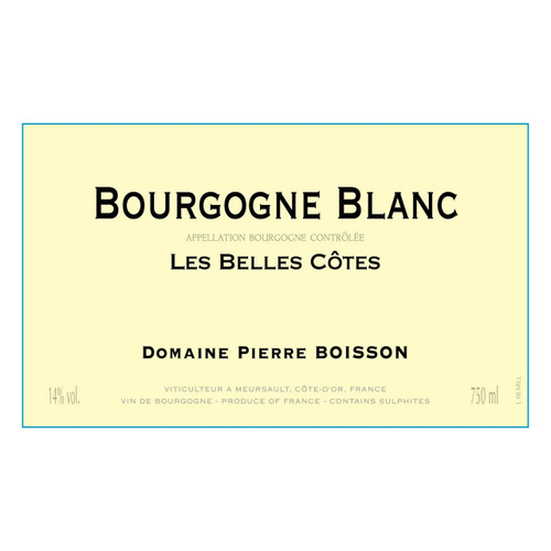 Pierre Boisson Bourgogne Les Belles Cotes 2020 750ml