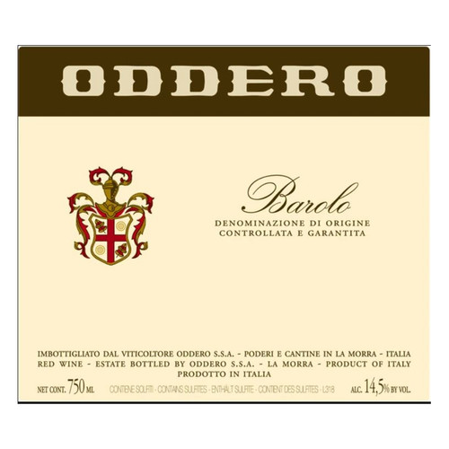 Poderi E Cantine Oddero Barolo 2019 1.5L