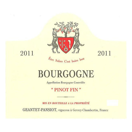 Domaine Geantet-Pansiot Pinot Fin Bourgogne 2021 750ml