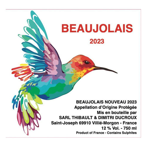 Thibault Ducroux Beaujolais Nouveau 2023 750ml