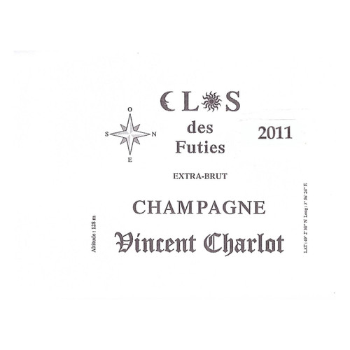 Vincent Charlot Clos des Futies 2012 750ml