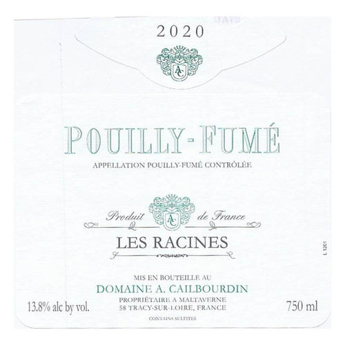 Domaine Cailbourdin Pouilly-Fume Les Racines 2022 750ml