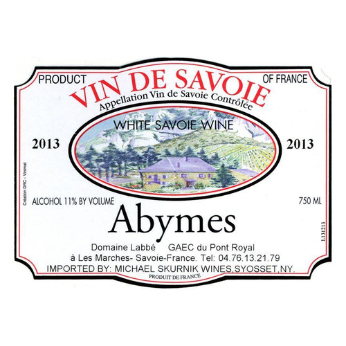 Domaine Labbe Vin de Savoie Abymes 2022 750ml