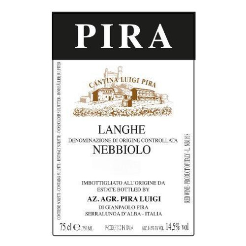 Luigi Pira Langhe Nebbiolo 2022 750ml