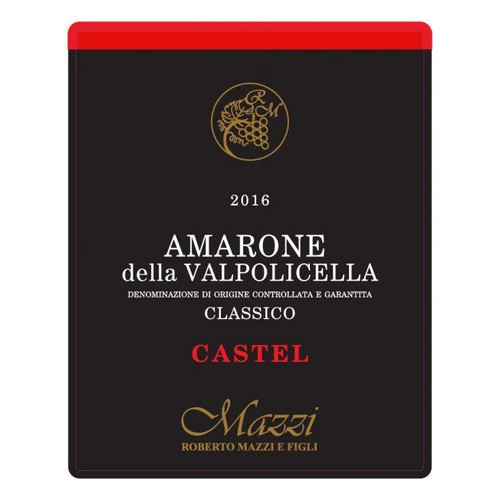 Mazzi Amarone della Valpolicella Classico Castel 2017 750ml