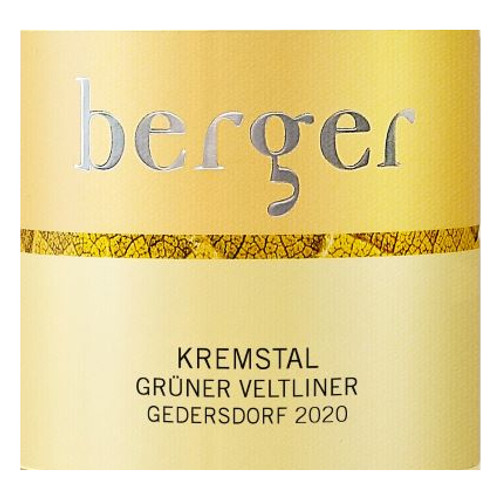Weingut Berger Kremstal Gruner Veltliner Gettersdorf 2022 750ml