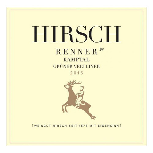 Weingut Hirsch Kamptal Gruner Veltliner Renner 1OTW 2021 1.5L