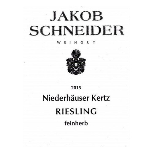 Jakob Schneider Riesling Niederhauser Kertz Feinherb 2022 750ml