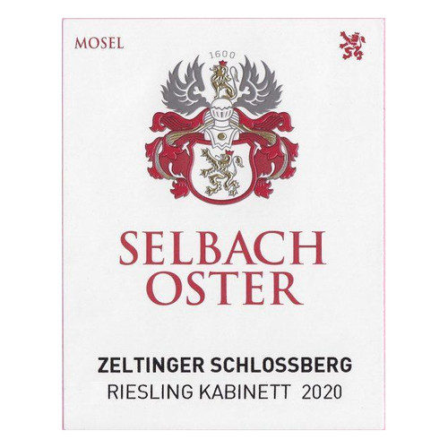 Selbach-Oster Riesling Zeltinger Schlossberg Kabinett 2021 750ml