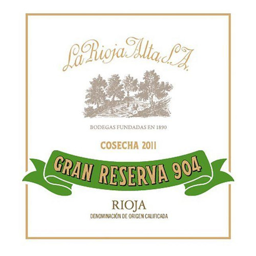 La Rioja Alta Seleccion Especial Gran Reserva 904 2015 750ml