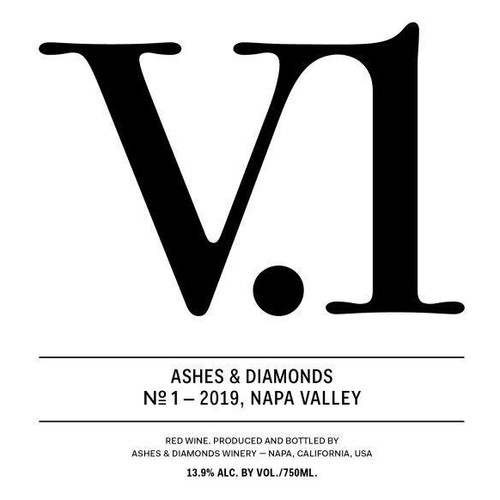 Ashes & Diamonds V.1 1 Napa Valley 2019 750ml