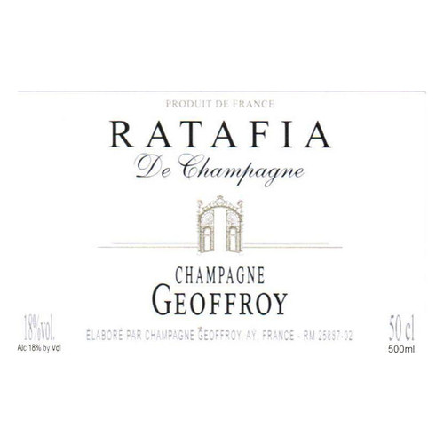 Champagne R. Geoffroy Ratafia de Champagne NV 500ml
