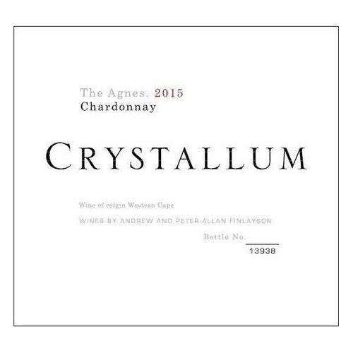 Crystallum Wines Chardonnay The Agnes Western Cape 2022 750ml