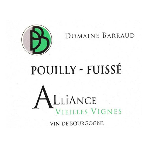 Label/Bottle Shot for the Daniel et Julien Barraud Pouilly-Fuisse Alliance Vieilles Vignes 2022 750ml