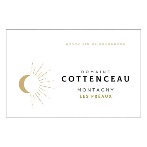 Label/Bottle Shot for the Domaine Cottenceau Montagny Les Preaux 2021 750ml