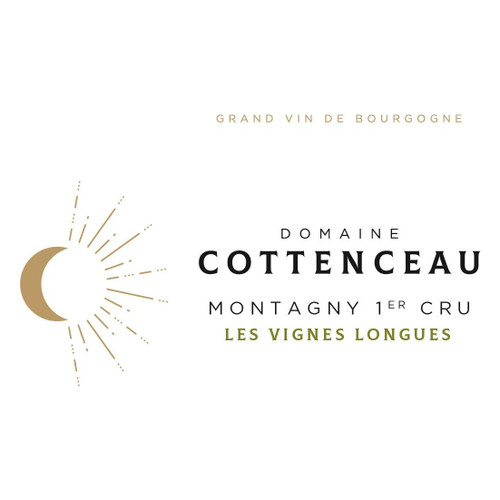 Label/Bottle Shot for the Domaine Cottenceau Montagny 1er Cru Les Vignes Longues 2021 750ml