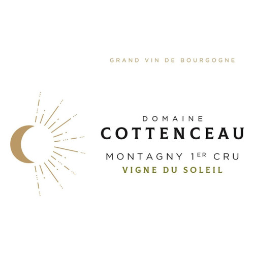 Label/Bottle Shot for the Domaine Cottenceau Montagny 1er Cru Vigne Du Soleil 2021 750ml