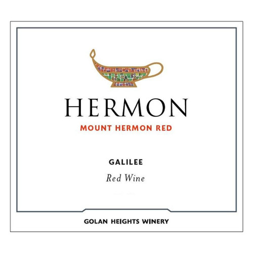 Label/Bottle Shot for the Golan Heights Winery Mount Hermon Red 2023 750ml