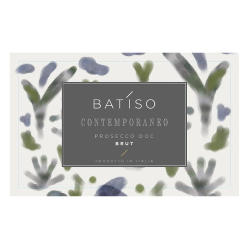 Label/Bottle Shot for the Batiso Prosecco Brut Contemporaneo NV 750ml