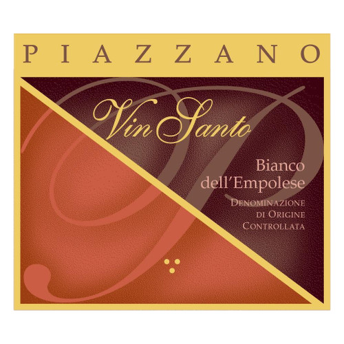 Label/Bottle Shot for the Fattoria di Piazzano Bianco dell'Empolese Vin Santo 2010 375ml