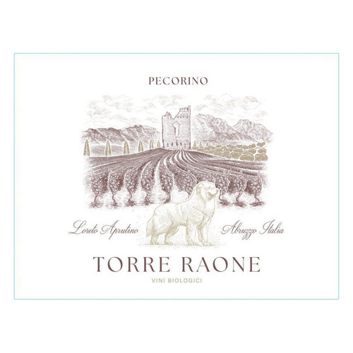 Label/Bottle Shot for the Torre Raone Colline Pescaresi Rosso 2022 750ml